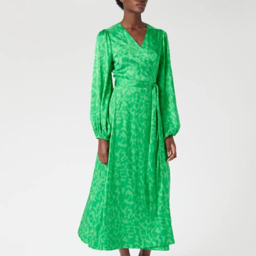 Dea Kudibal Carol Wrap Kjole Animal Parakeet