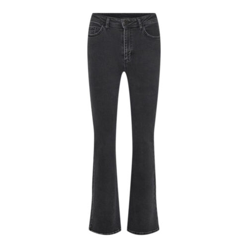 KAFFE KAselma HW Long Flared jeans Grå