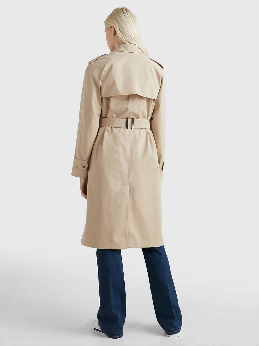Tommy Hilfiger 1985 Cotton Blend Trench Coat - Image 4