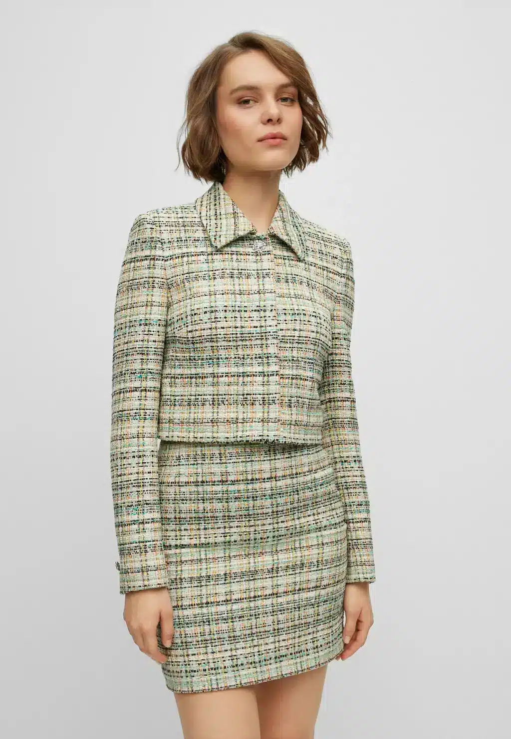 BOSS Jappa Boucle Blazer Tern