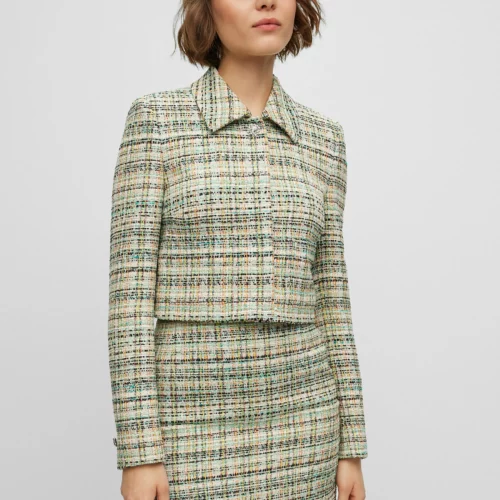 BOSS Jappa Boucle Blazer Tern