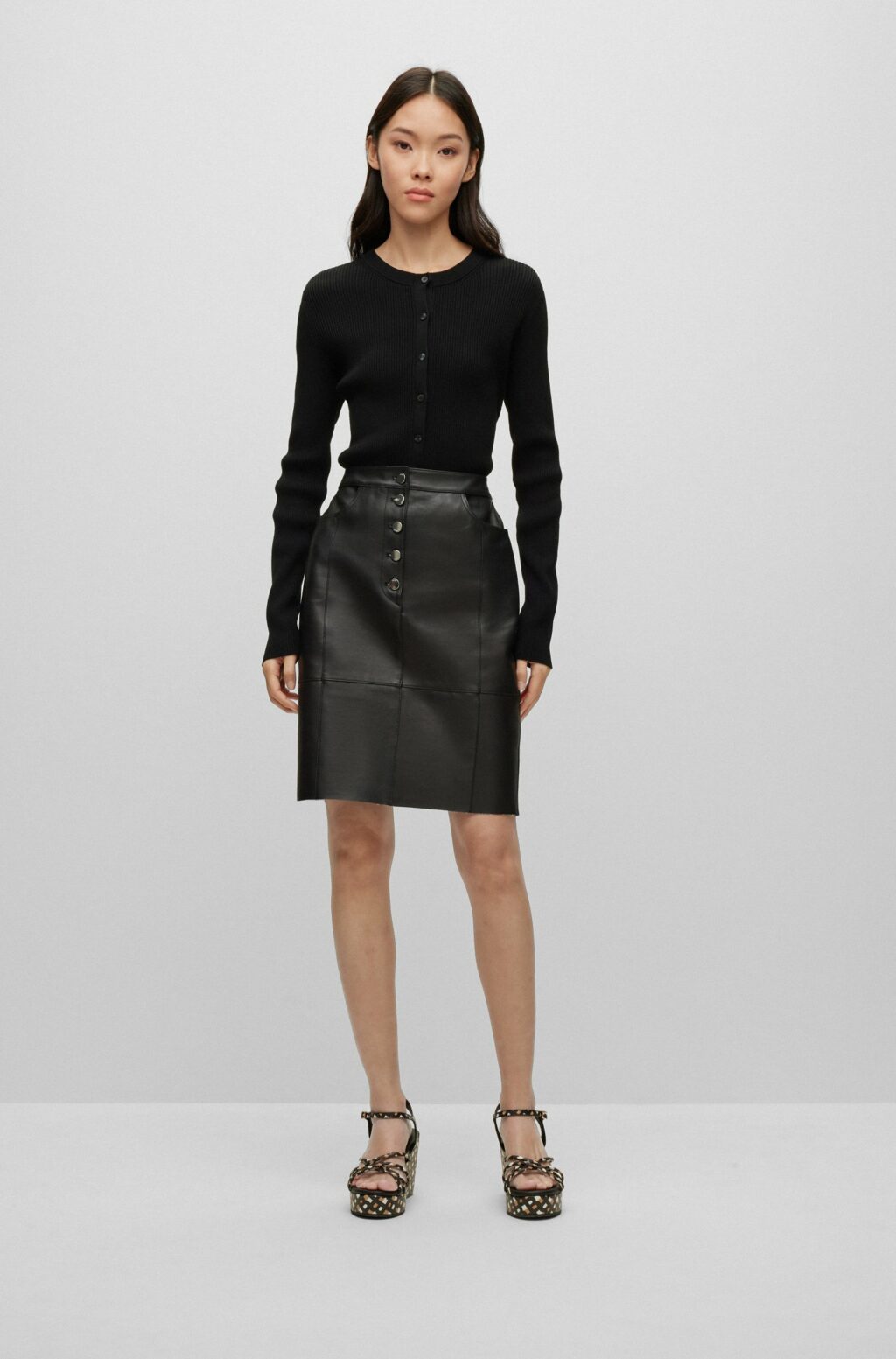BOSS Fahara Cardigan Sort - Image 3
