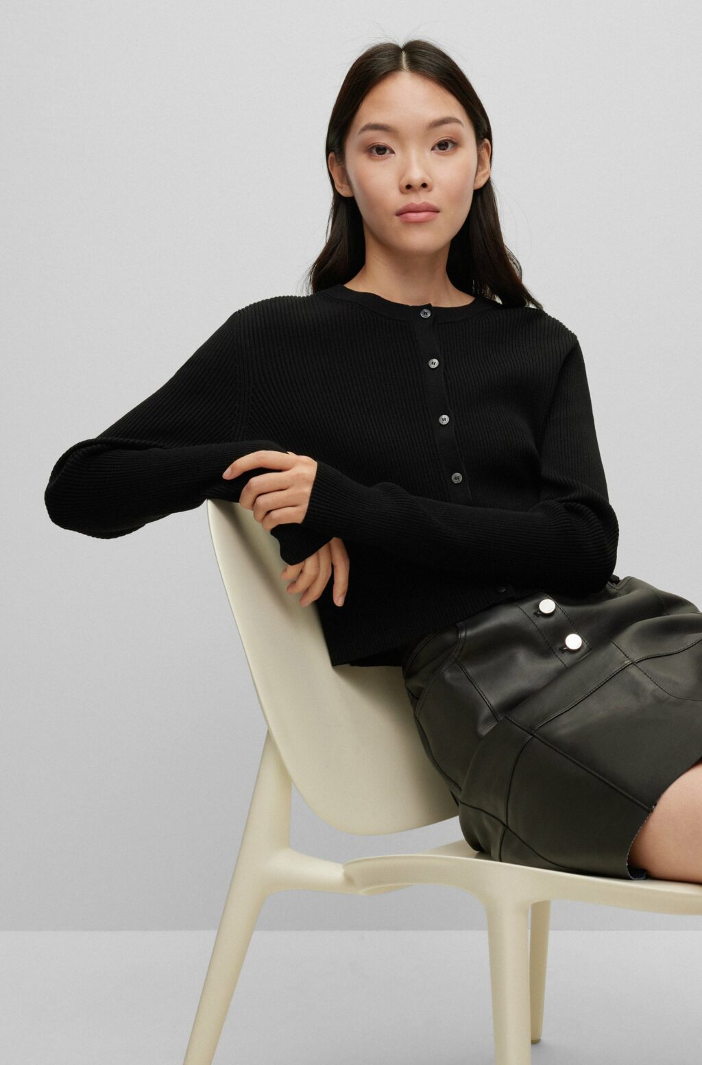 BOSS Fahara Cardigan Sort