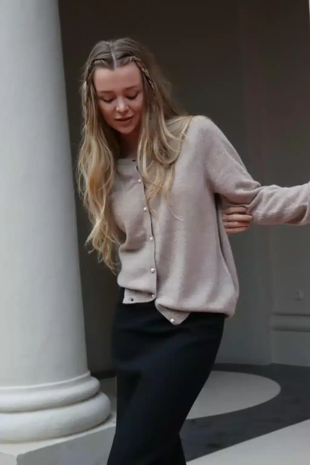 O'TAY Lailabeth Cardigan Sand