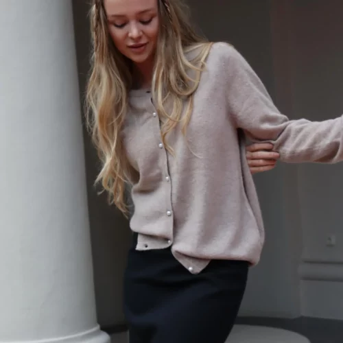 O'TAY Lailabeth Cardigan Sand