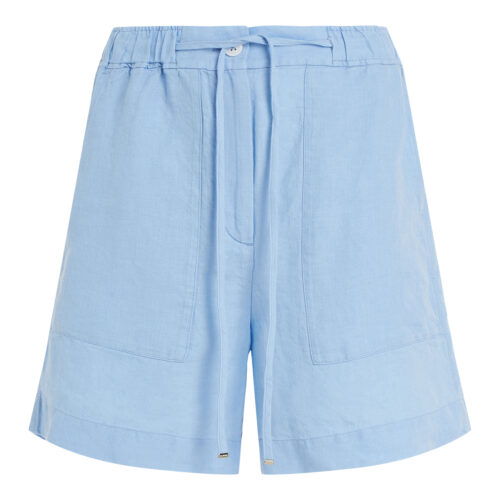 Tommy Hilfiger Relax Fit Linnen Shorts Blå