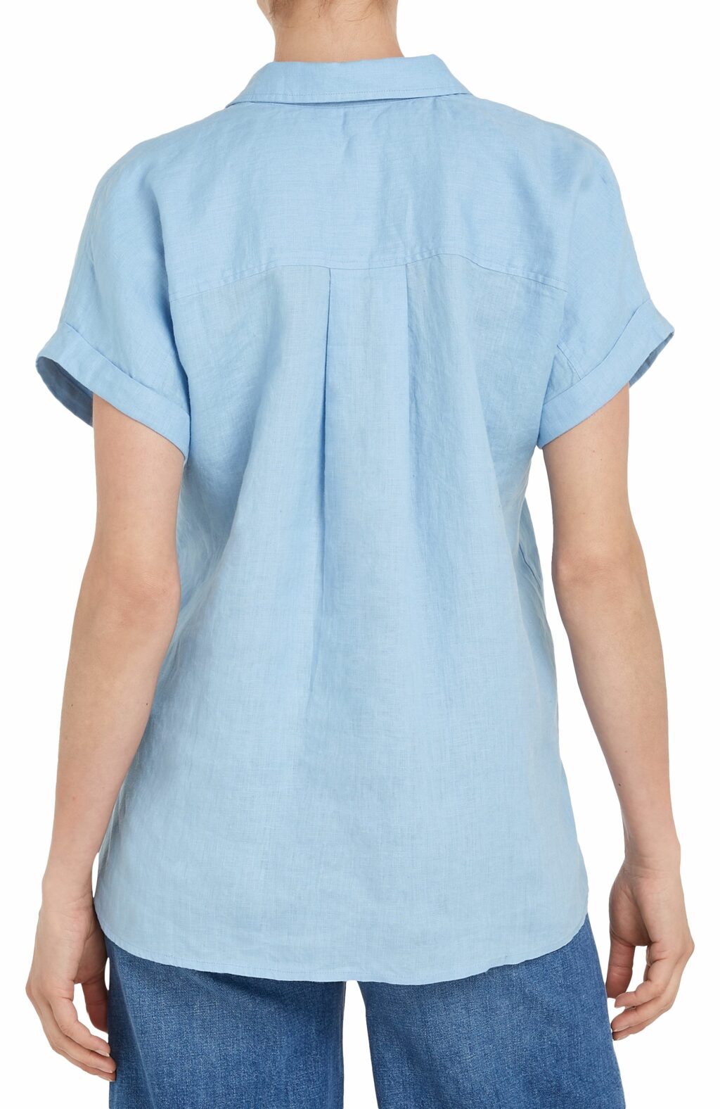 Tommy Hilfiger Linen Skjorte blå - Image 3