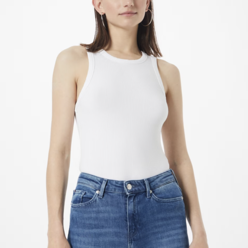 Tommy Hilfiger Hvid Rib Tank Top