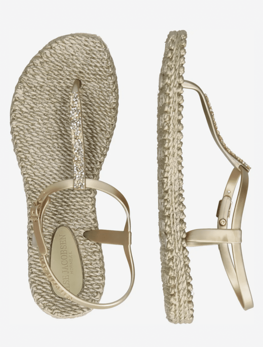 Ilse Jacobsen Glitter Sandaler Platin - Image 2