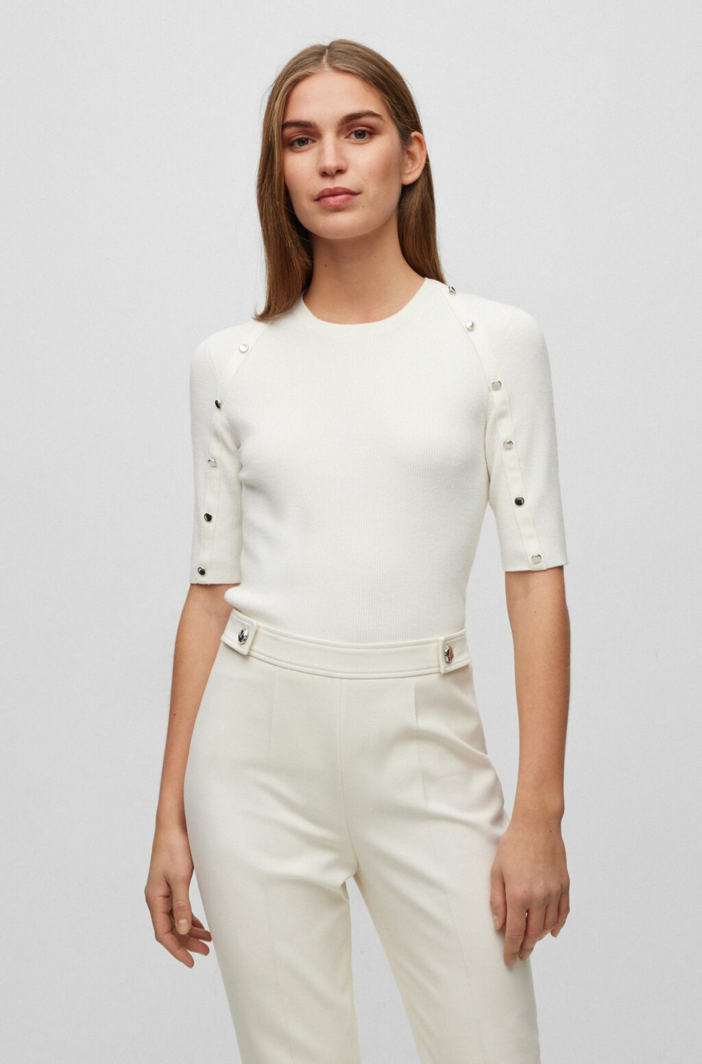 BOSS Famistosa Top Open White