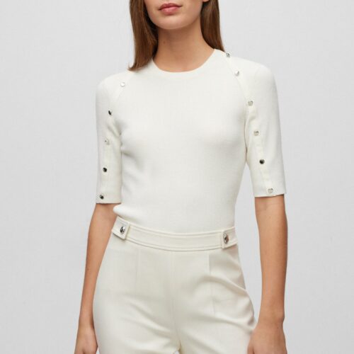 BOSS Famistosa Top Open White