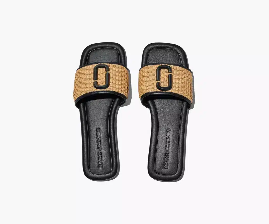 MARC JACOBS THE J MARC WOVEN SANDAL NATURAL