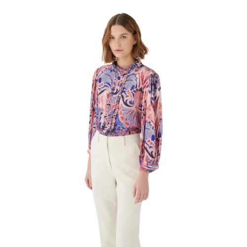 Dea Kudibal Sapphire Bluse med Flæs