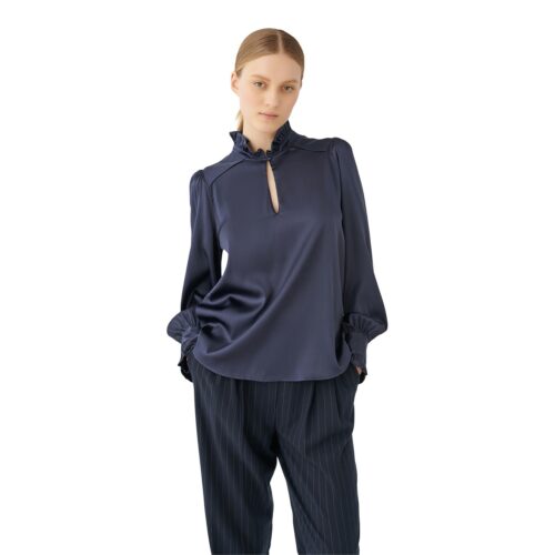 Dea Kudibal Optical Ruffle Bluse