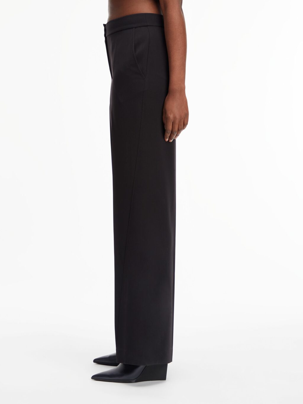 Calvin Klein Wide Struktur Twill Bukser - Image 4