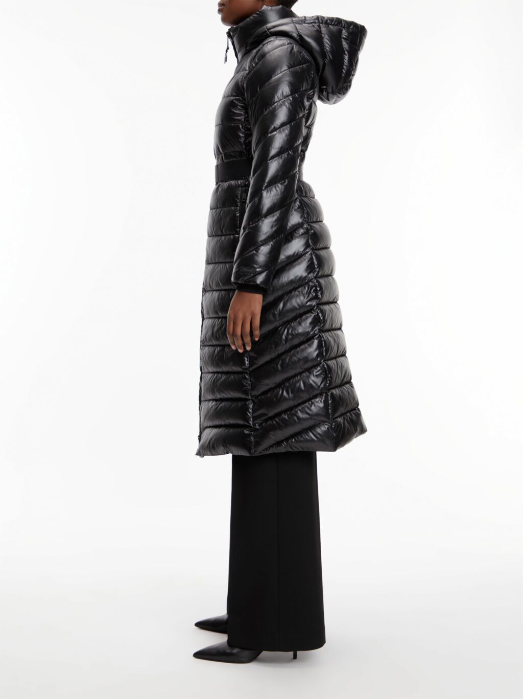 Calvin Klein Lang Dunfrakke - Image 4