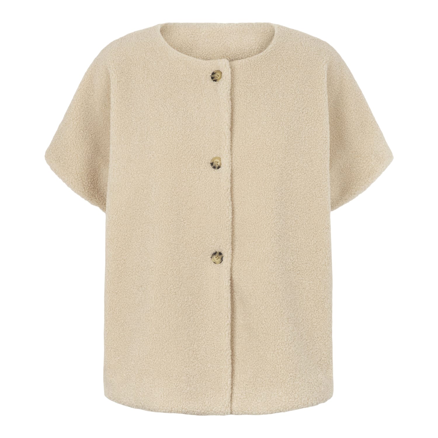 Sand Mouna Jakke/Vest - LAURA THOMSEN LUXURY