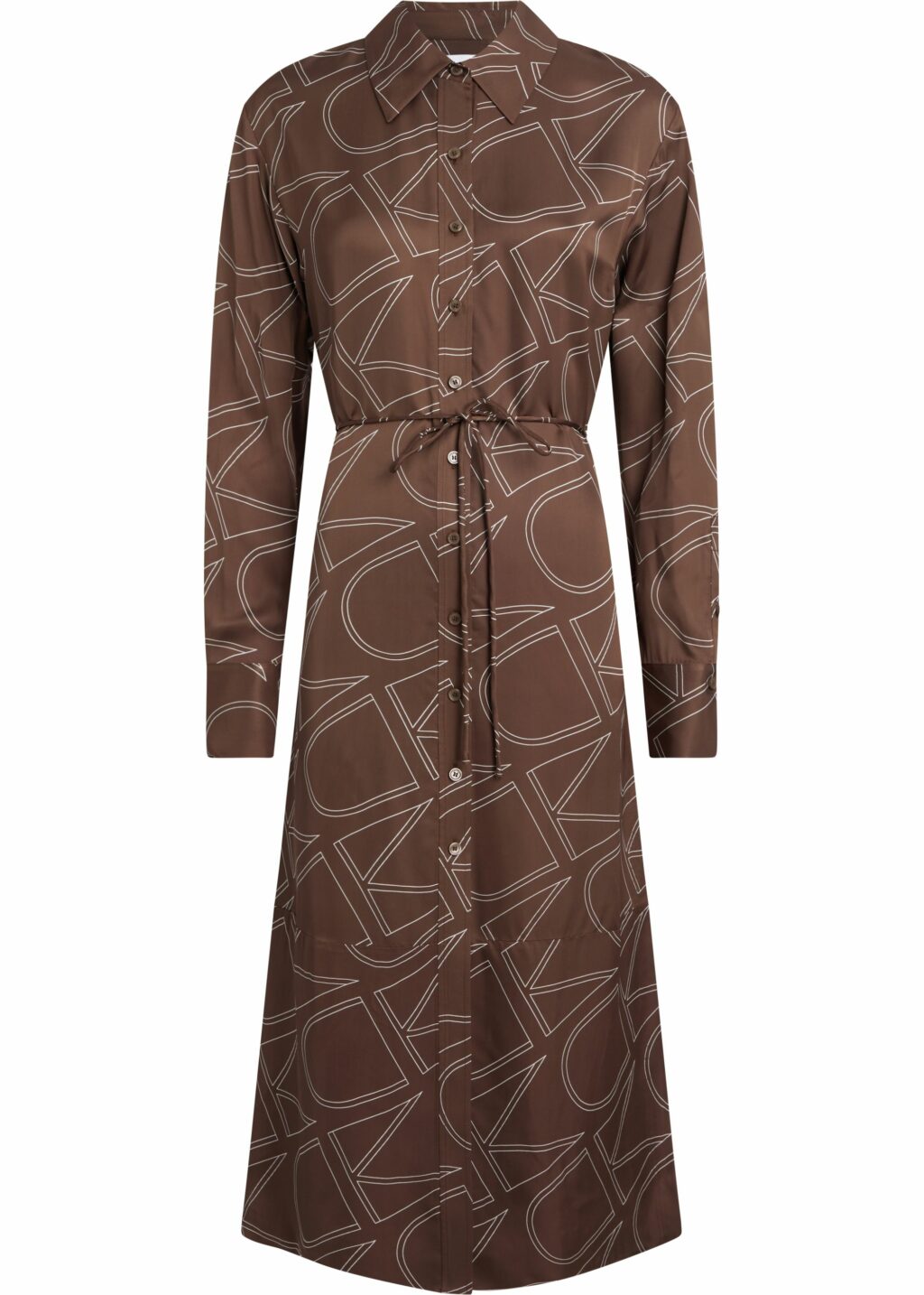 Calvin Klein Viscose Twill Kjole - Image 4