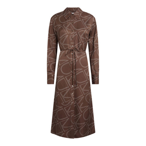 Calvin Klein Viscose Twill Kjole