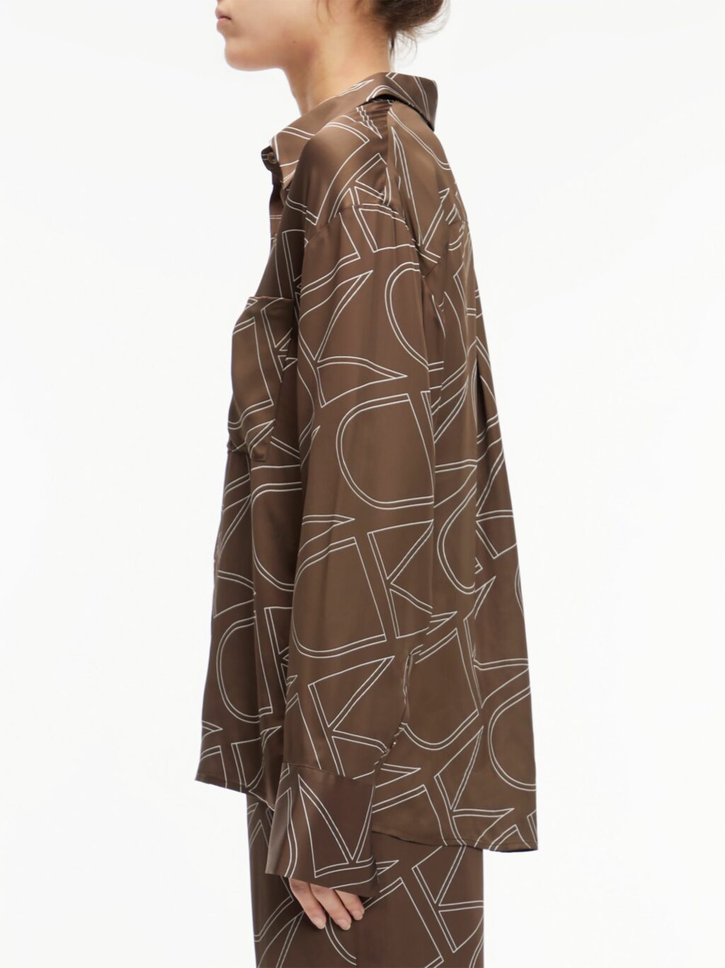 Calvin Klein Viscose Twill Print Bluse - Image 2